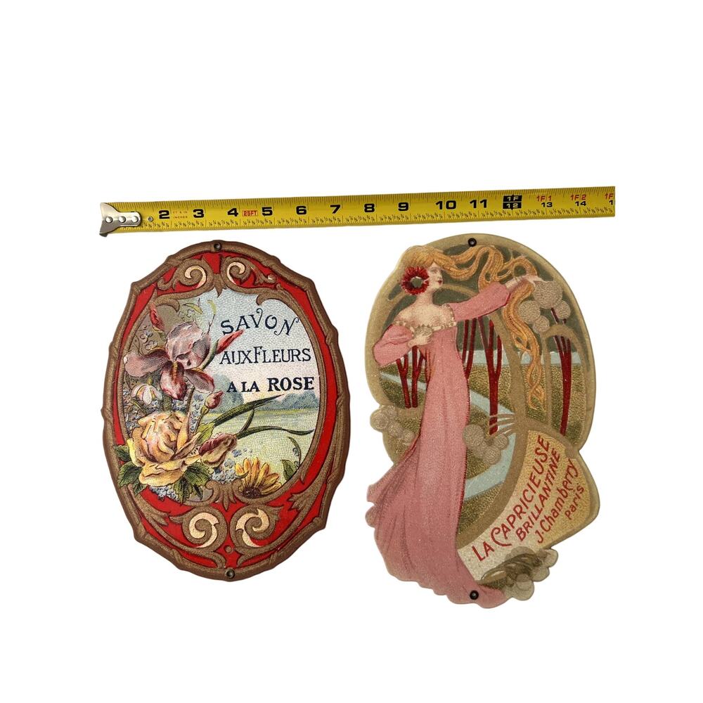 Vintage Retro Style French Metal Decorative Art Signs